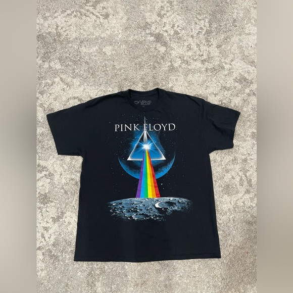 PINK FLOYD liquid blue shirt - Picture 1 of 4
